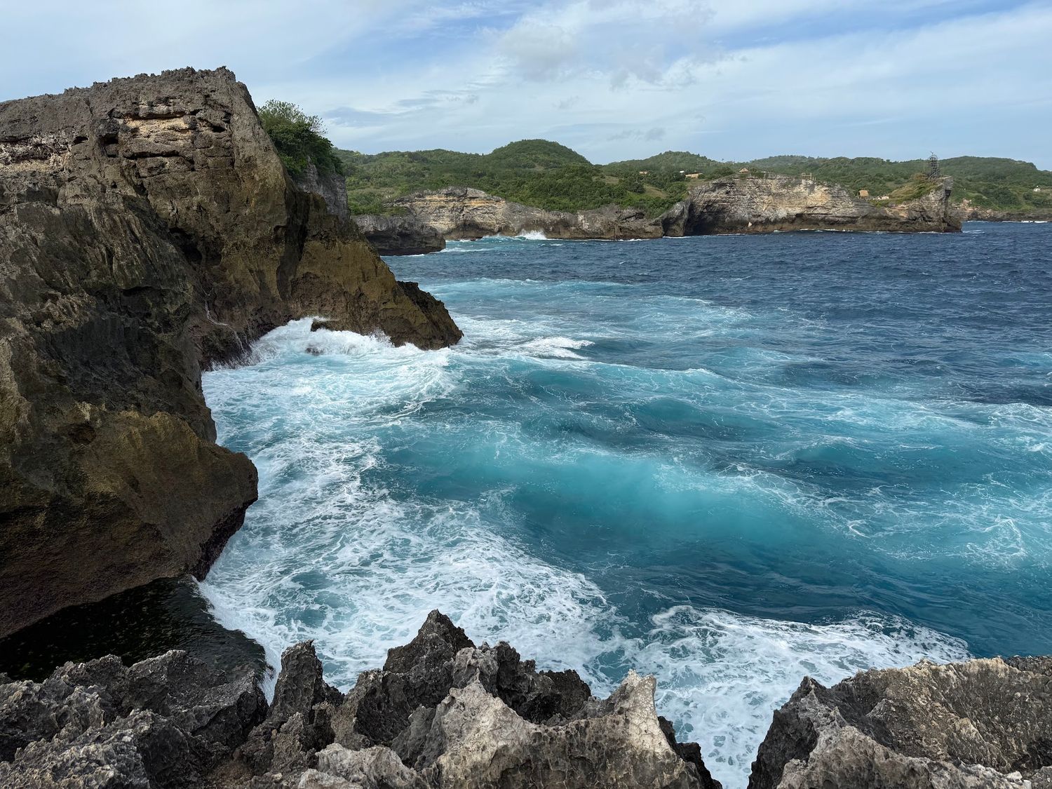 Seeing the massive waves hit Angel's Billabong was pretty cool. It's difficult to capture it in a photo.