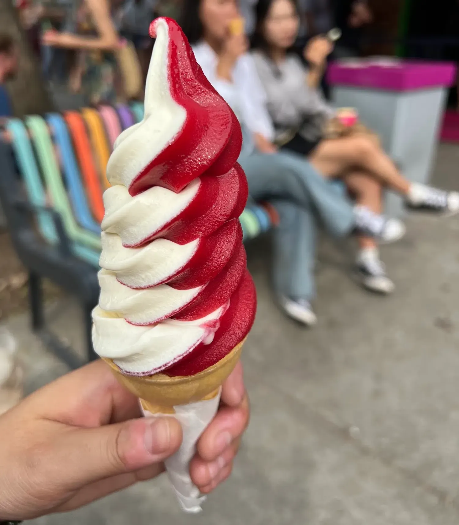 Soft serve swirl from Kem CoBa.