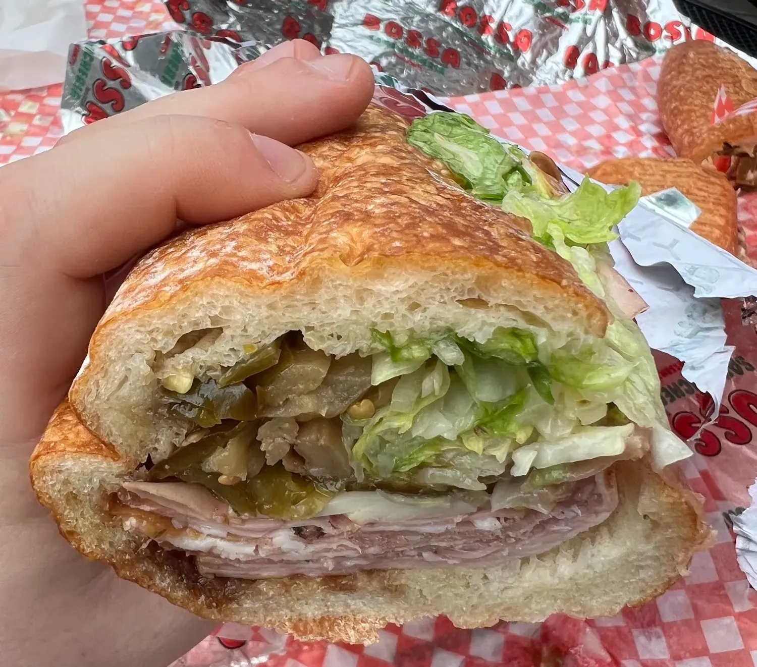 The Philly Hoagie sandwich at Bossa.
